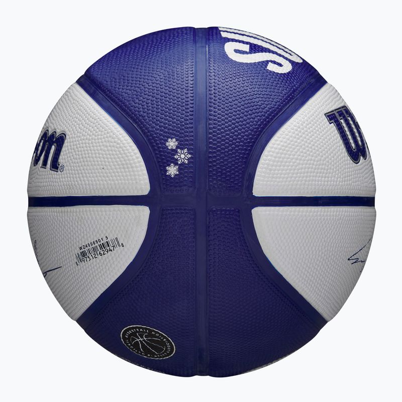 Children's basketball Wilson NBA Player Local Markkanen blue size 5 6