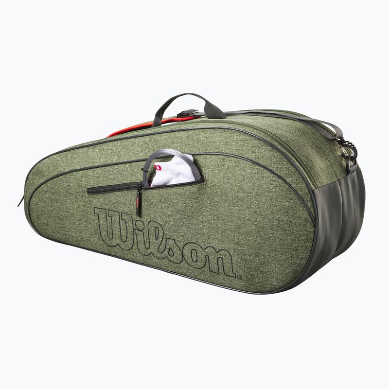 Wilson Team tennis bag 6Pk heather green 3