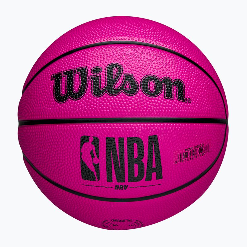 Children's basketball Wilson DRV Mini pink size 3