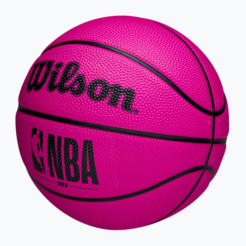 Children's basketball Wilson DRV Mini pink size 3 3