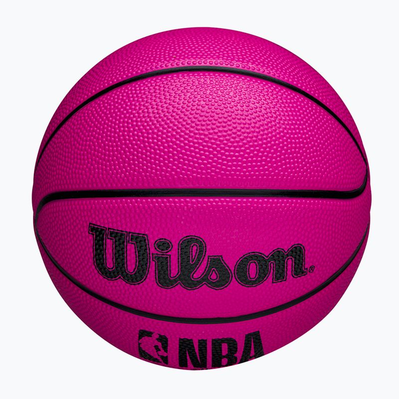 Children's basketball Wilson DRV Mini pink size 3 4