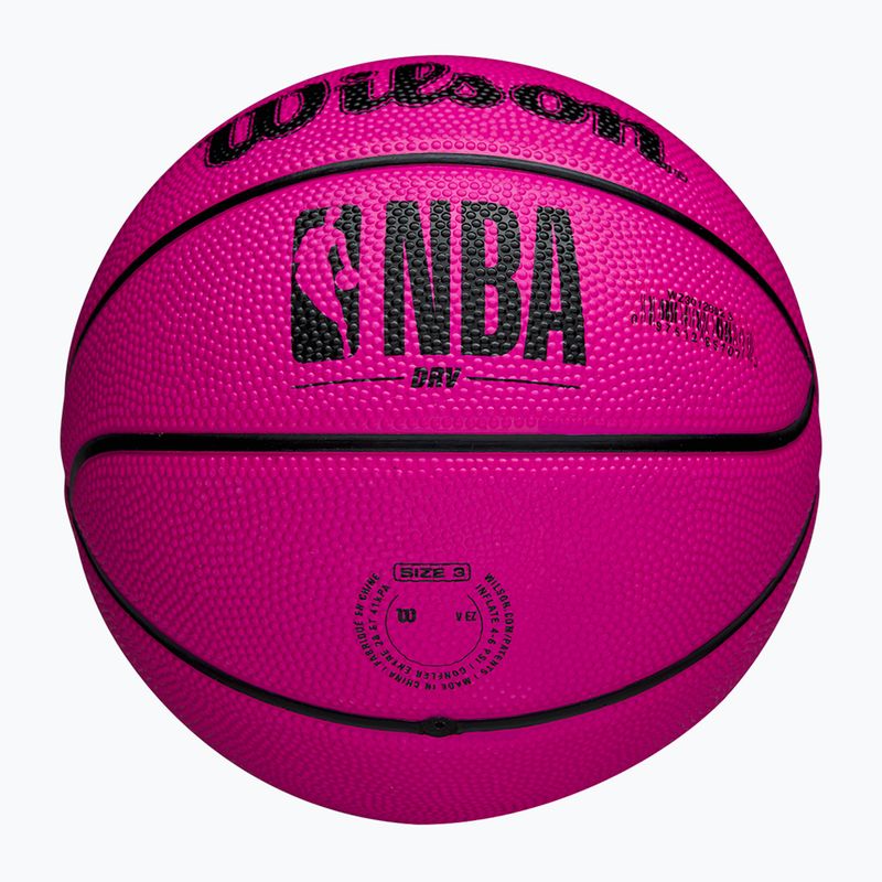 Children's basketball Wilson DRV Mini pink size 3 5
