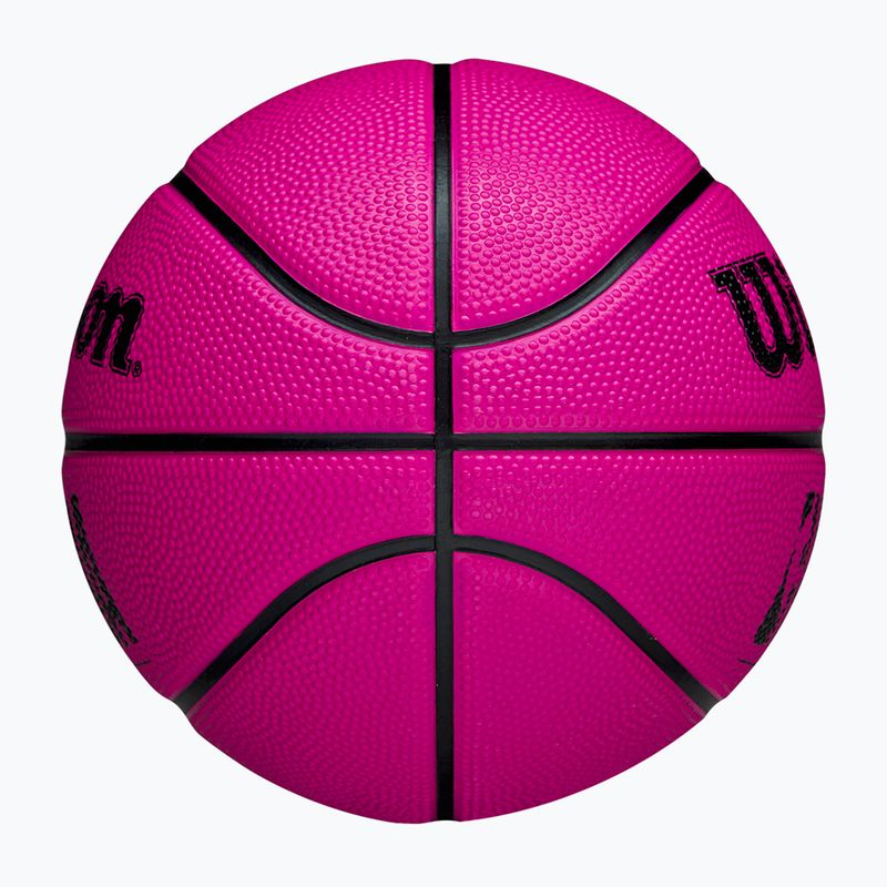 Children's basketball Wilson DRV Mini pink size 3 6