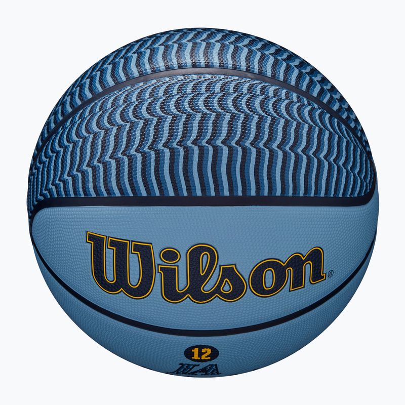 Wilson NBA Player Icon Outdoor basketball Morant blue size 7 4