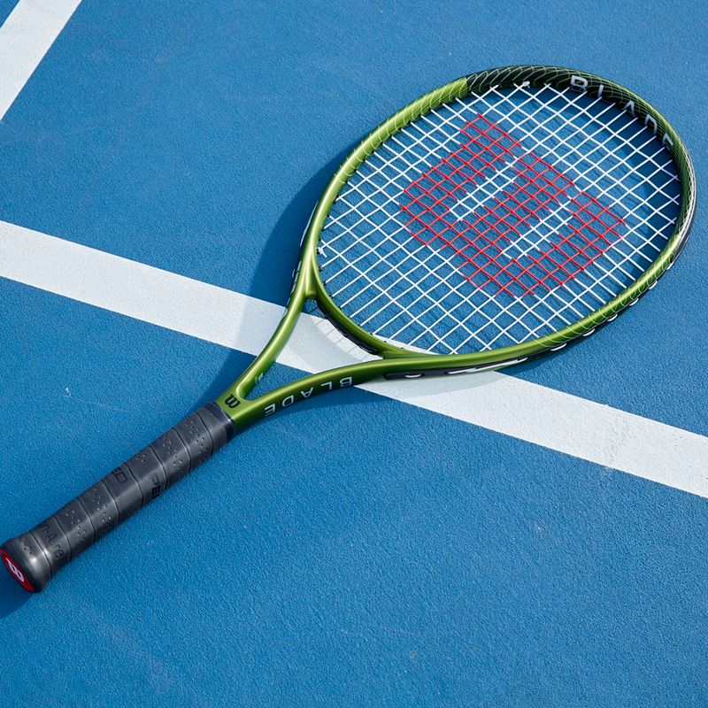 Children's tennis racket Wilson Blade Feel Comp 25 green WR125310U 7