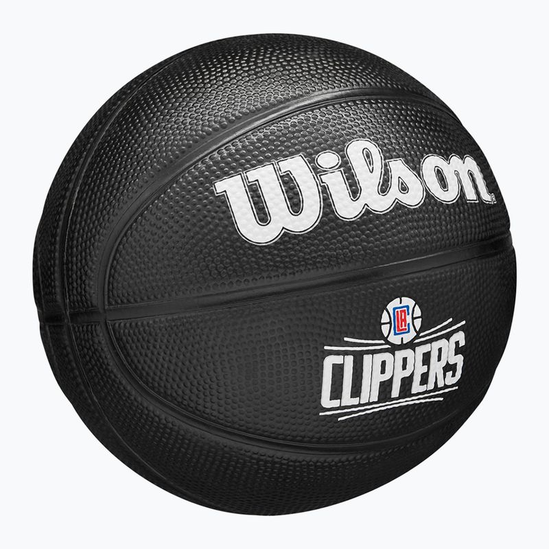 Wilson NBA Team Tribute Mini Los Angeles Clippers basketball WZ4017612XB3 size 3 2