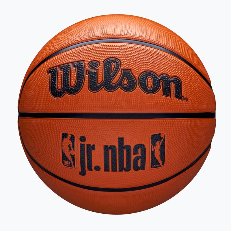 Children's basketball Wilson NBA JR Drv Fam Logo brown size 5