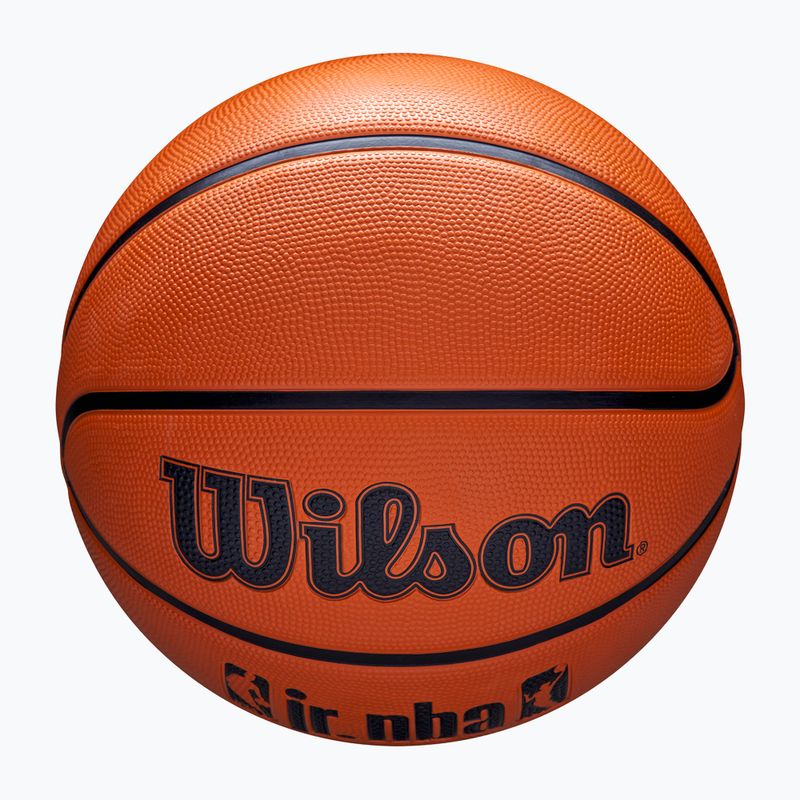 Children's basketball Wilson NBA JR Drv Fam Logo brown size 4 4