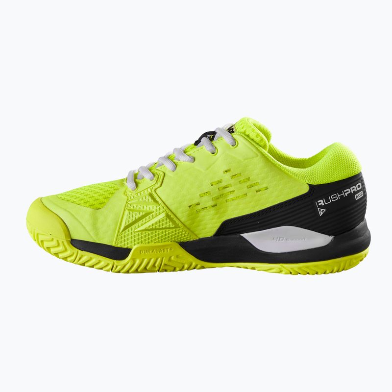 Wilson Rush Pro Ace Safety children's tennis shoes black and yellow WRS331140 11