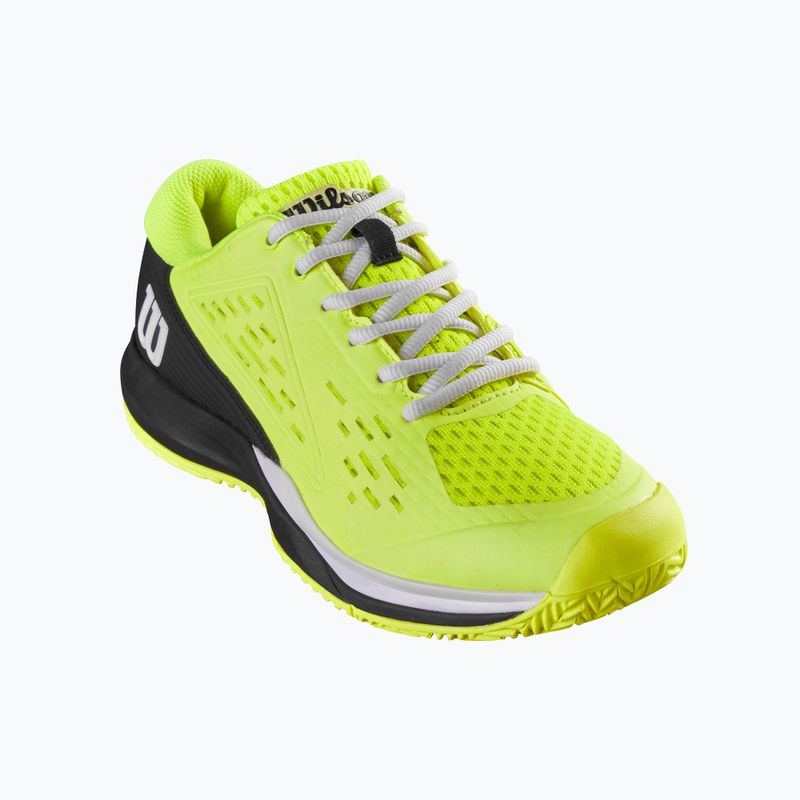Wilson Rush Pro Ace Safety children's tennis shoes black and yellow WRS331140 12