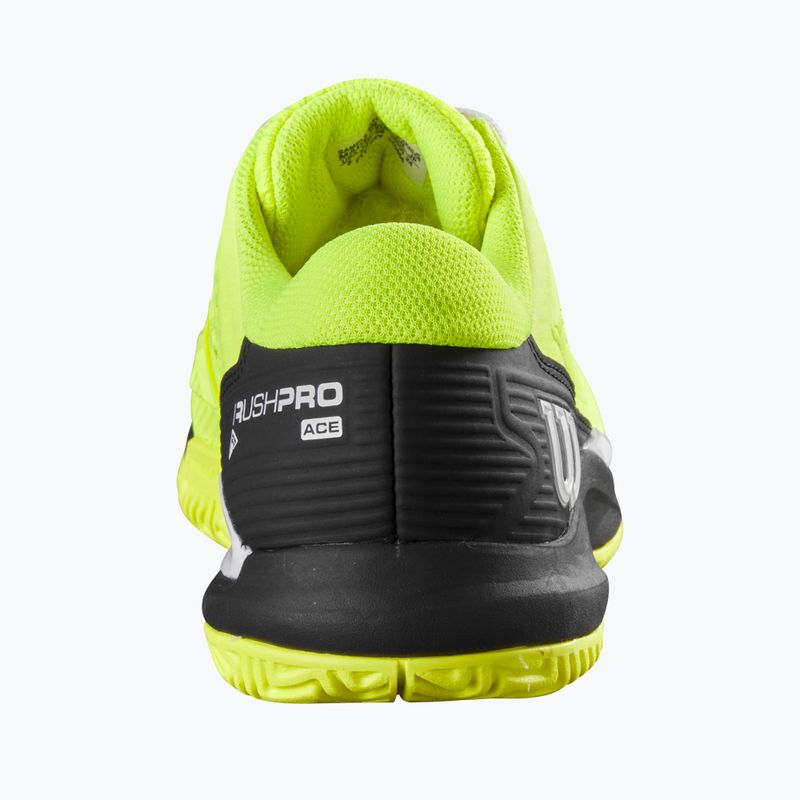 Wilson Rush Pro Ace Safety children's tennis shoes black and yellow WRS331140 13