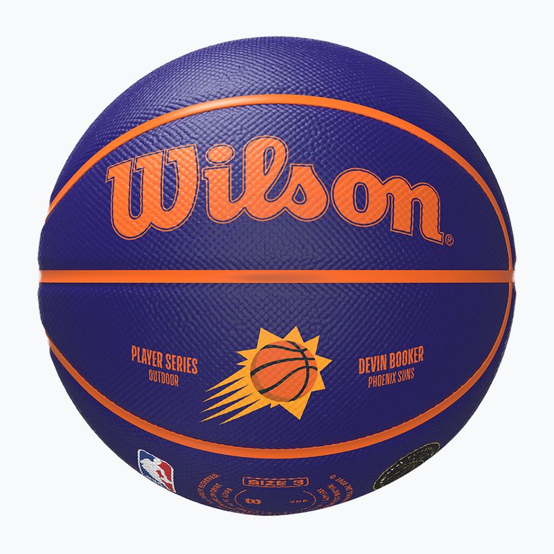 Children's basketball Wilson NBA Player Icon Mini Booker navy size 3 5