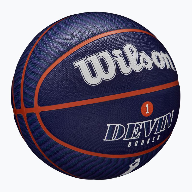 Wilson NBA Player Icon Outdoor basketball Booker navy 7 2