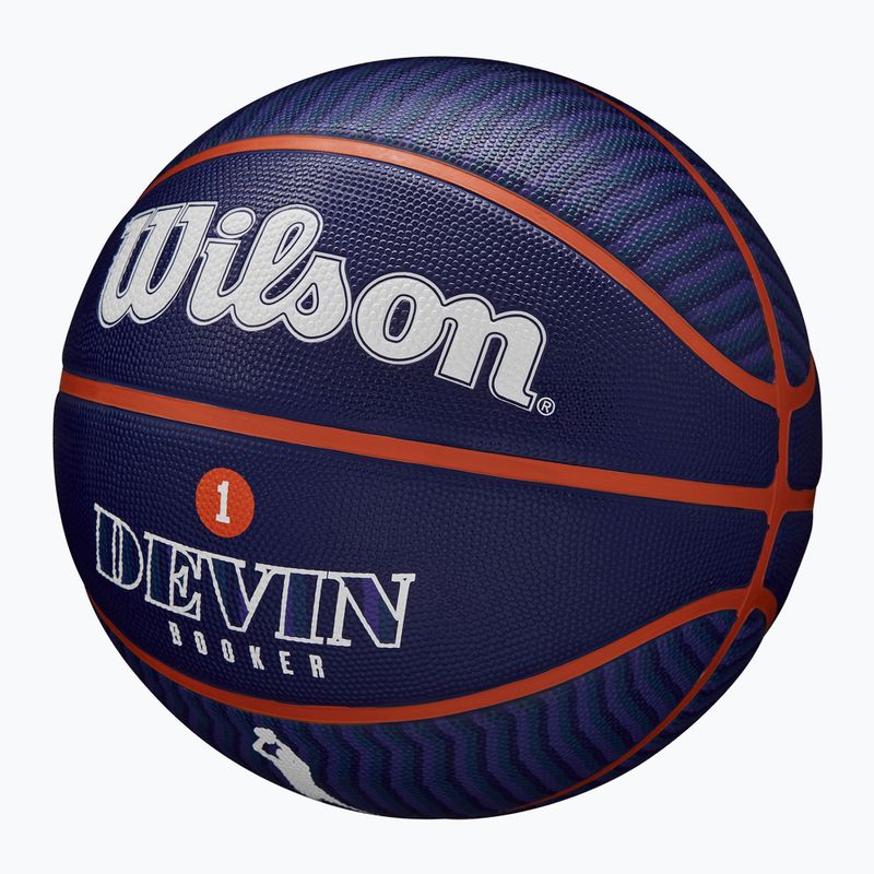 Wilson NBA Player Icon Outdoor basketball Booker navy 7 3