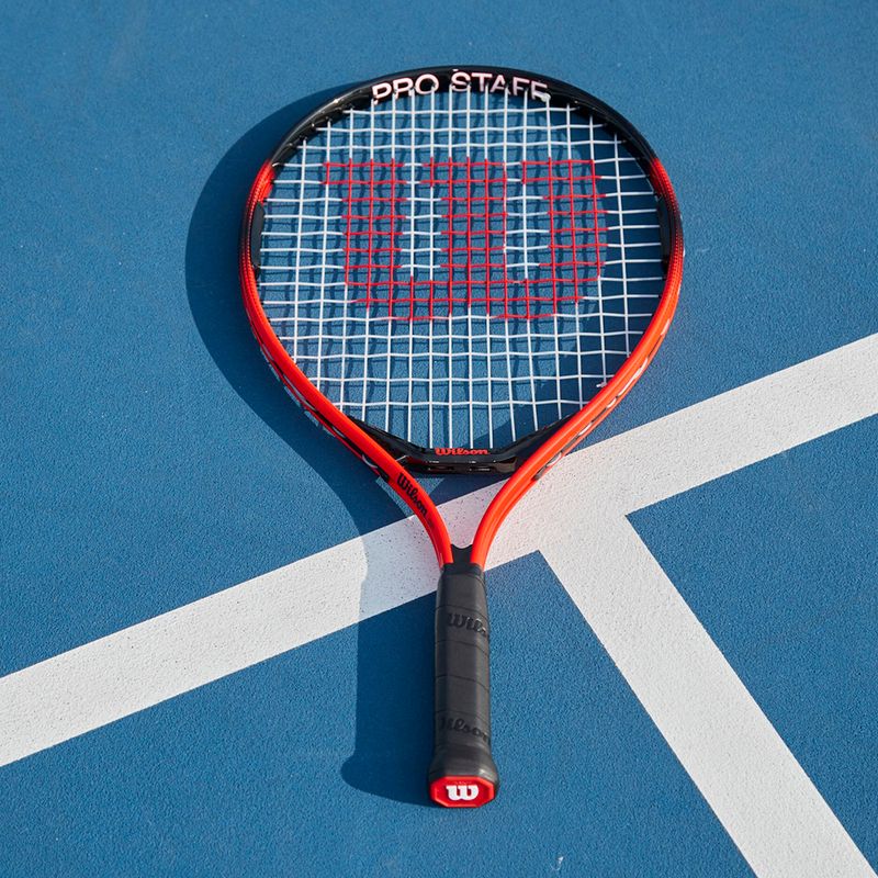 Wilson Pro Staff Precision 19 red/black children's tennis racket WR118210H 12