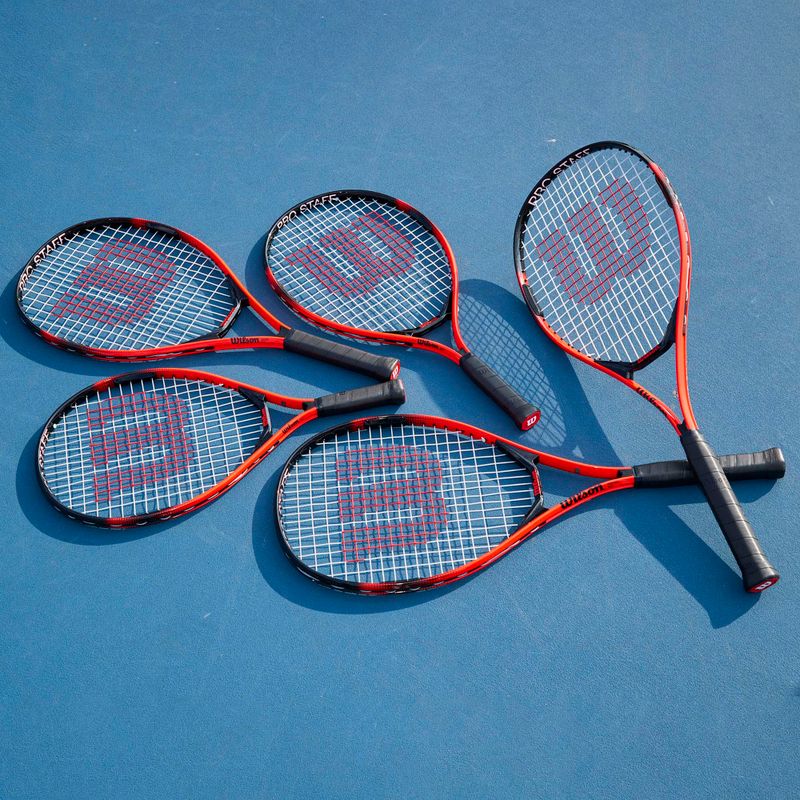 Wilson Pro Staff Precision 19 red/black children's tennis racket WR118210H 15