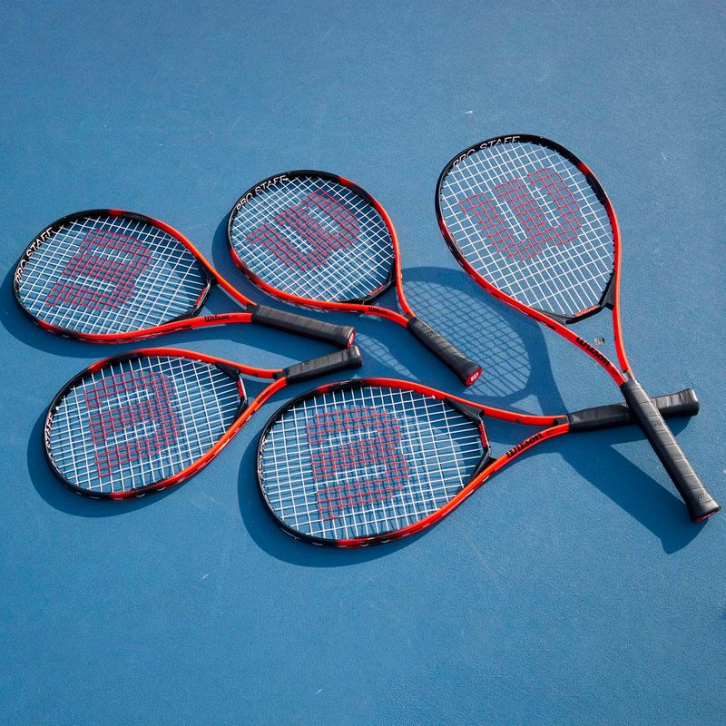 Wilson Pro Staff Precision 21 red/black children's tennis racket WR118110H 13