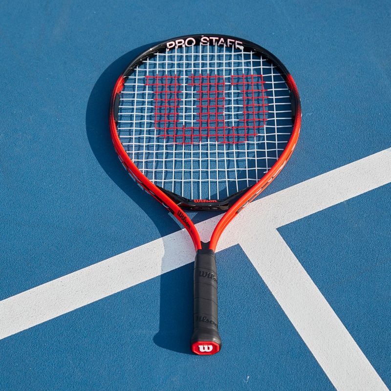 Wilson Pro Staff Precision 23 red/black children's tennis racket WR118010H 9