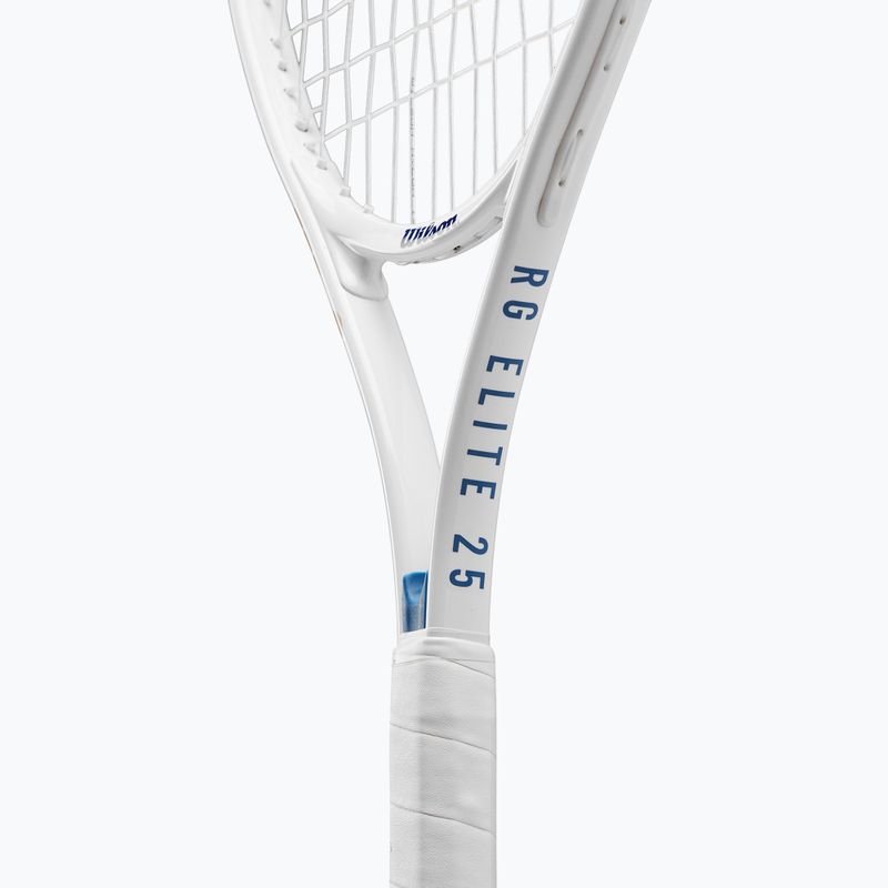 Wilson Roland Garros Elite 25 white/navy children's tennis racket 6