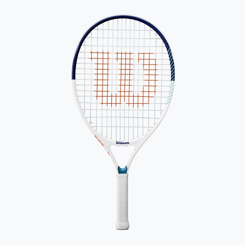 Wilson Roland Garros Elite 21 white/navy children's tennis racket