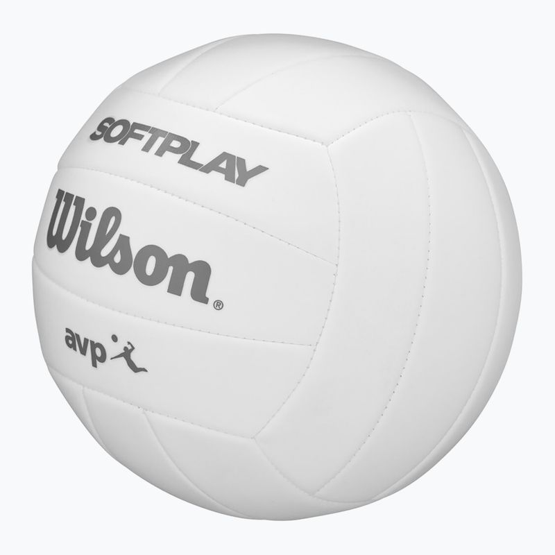 Beach volleyball Wilson AVP Soft Play white size 5 4