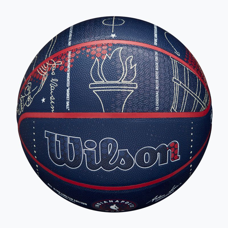 Wilson 2024 NBA All Star Collector basketball + box brown size 7 4