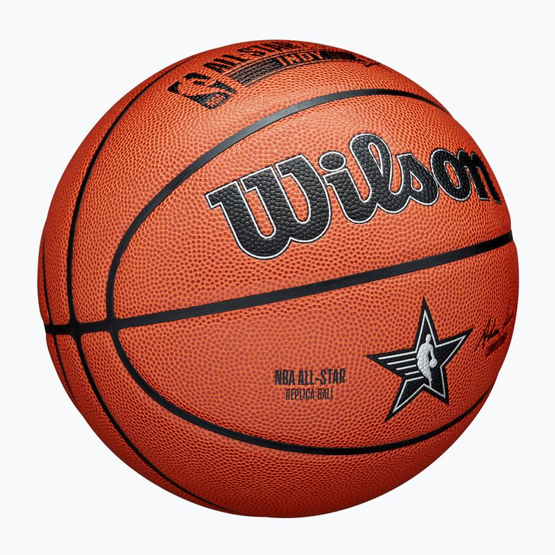 Wilson 2024 NBA All Star Replica basketball brown size 7 2