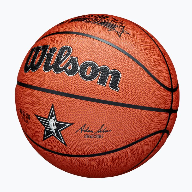 Wilson 2024 NBA All Star Replica basketball brown size 7 3