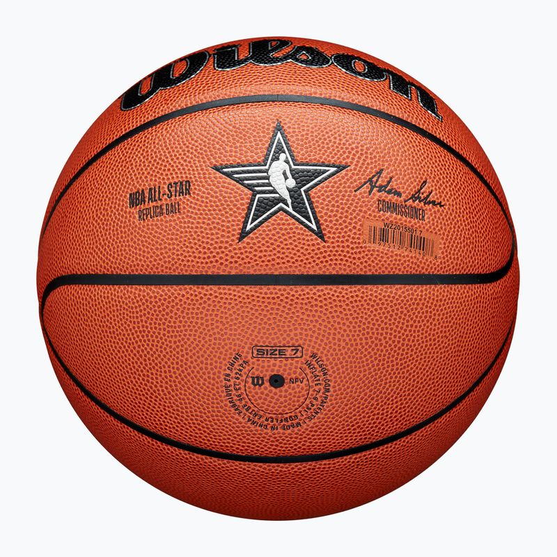 Wilson 2024 NBA All Star Replica basketball brown size 7 5