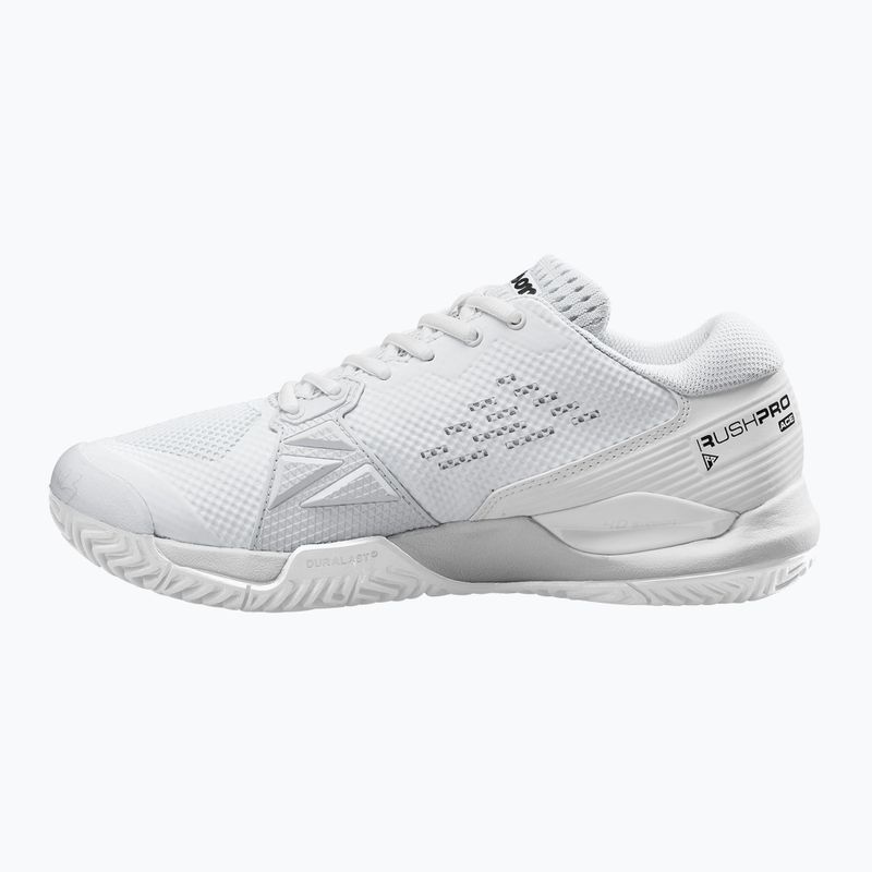 Women's tennis shoes Wilson Rush Pro Ace white/white/black 10