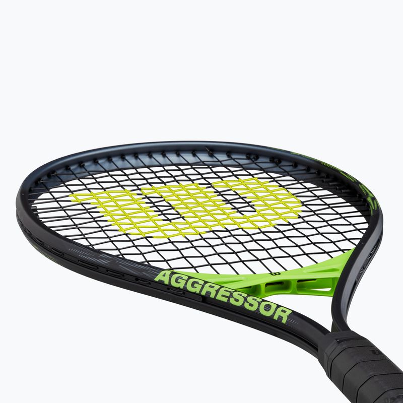 Tennis racket Wilson Aggressor black/green 5