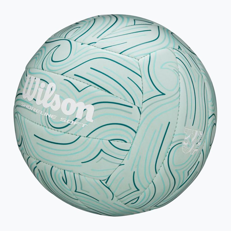Beach volleyball Wilson Shoreline Soft Gen green size 5 4