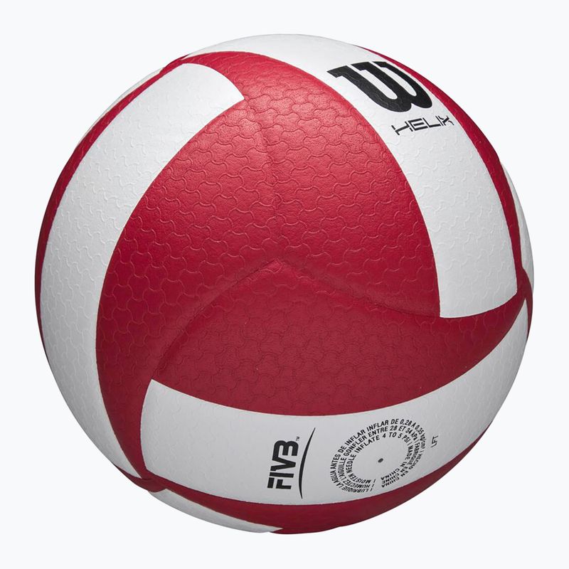 Volleyball Wilson Helix Game Ball red/white size 5 6