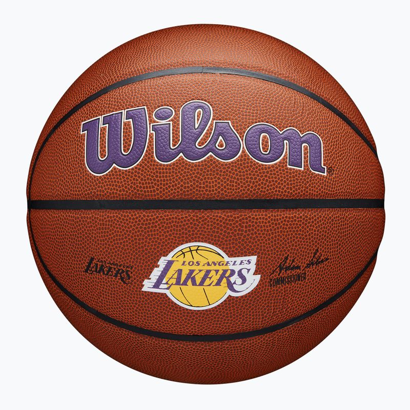 Basketball Wilson NBA Team Alliance Los Angeles Lakers brown size 7