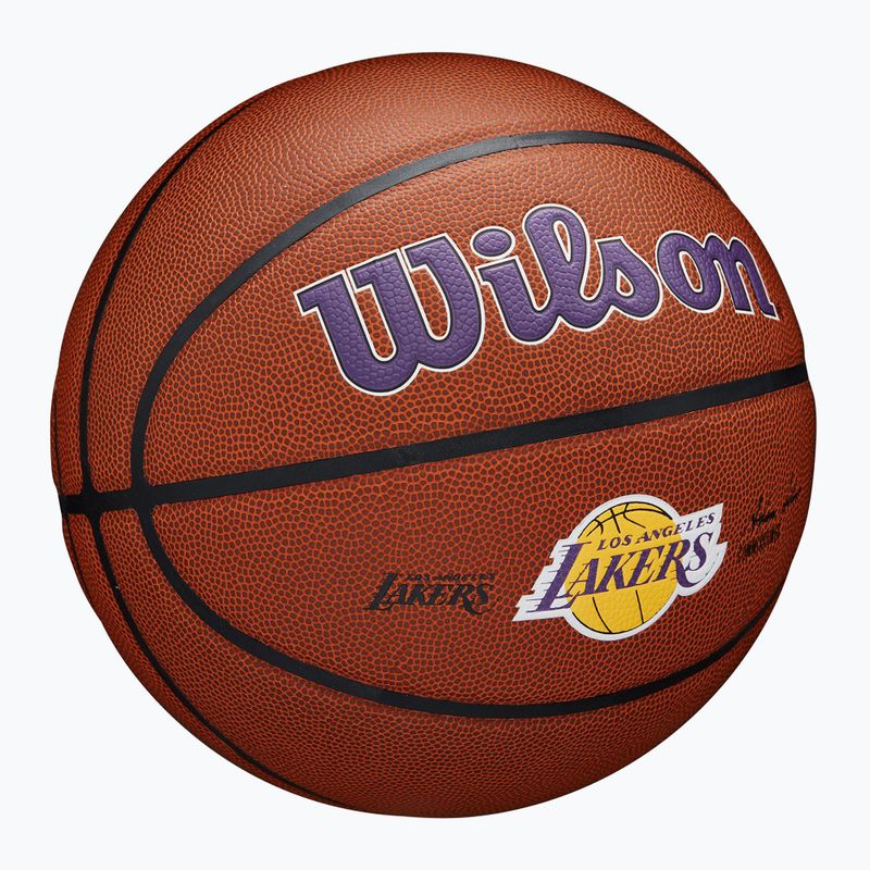 Basketball Wilson NBA Team Alliance Los Angeles Lakers brown size 7 2