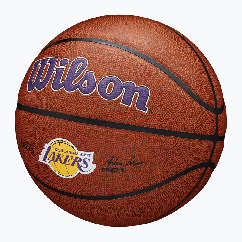 Basketball Wilson NBA Team Alliance Los Angeles Lakers brown size 7 3