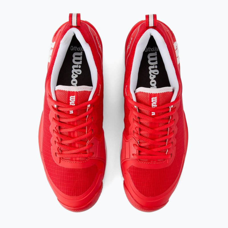 Men's tennis shoes Wilson Rush Pro 4.5 Clay infrared/white 16