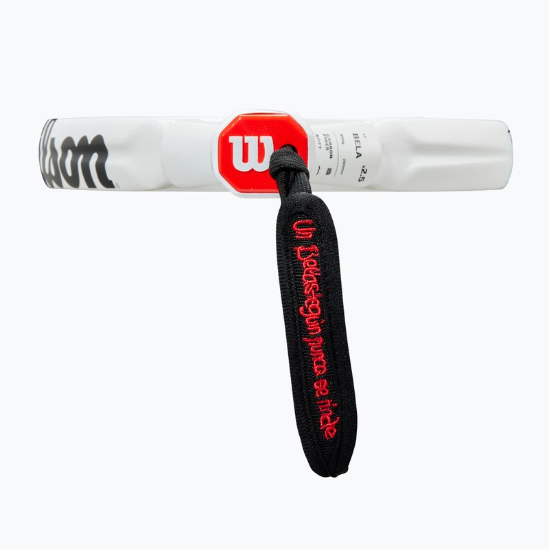 Wilson Bela LT V2.5 white padel racquet 7