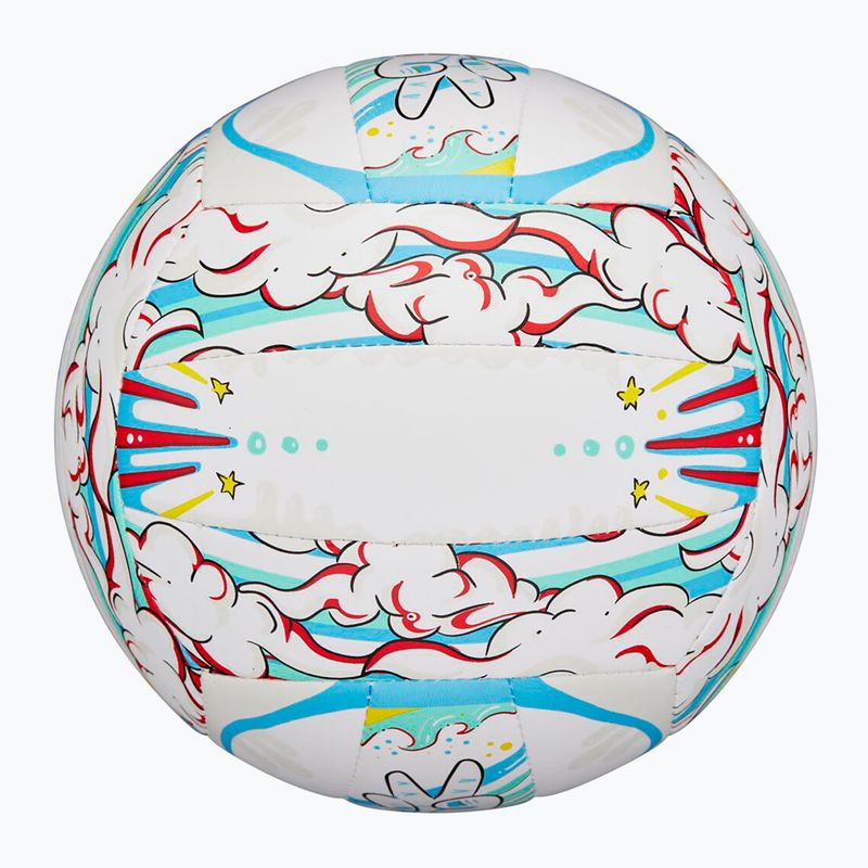 Wilson Graffiti Peace volleyball white/blue size 5 4