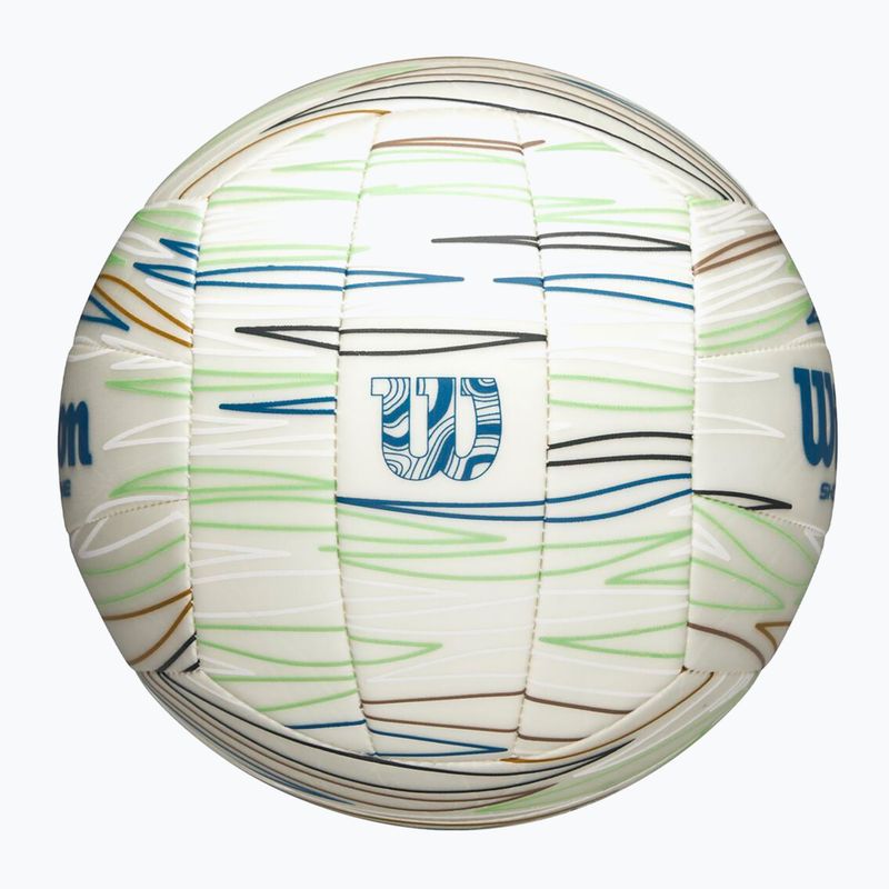 Beach volleyball Wilson Shoreline Gen white/blue size 5 3