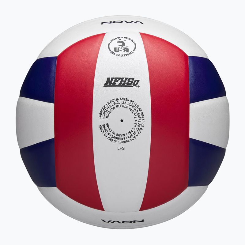 Volleyball Nova Light white/red/navy size 5 6