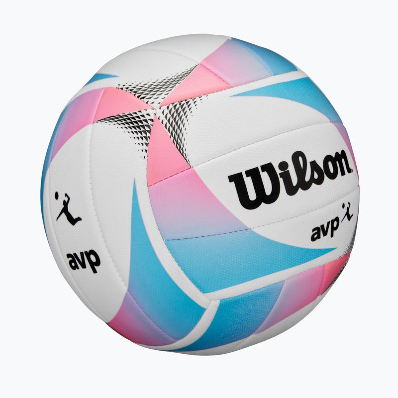 Volleyball Wilson AVP Replica Kaleidoscope white/multicolor size 5 2