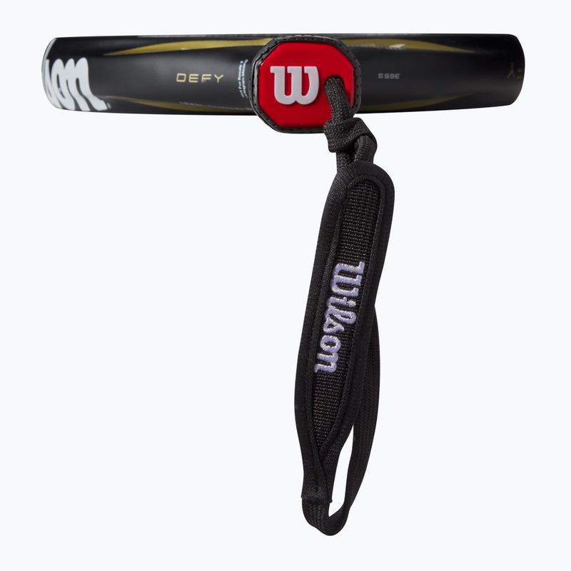 Padel racket Wilson Defy V1 black/ gold 7