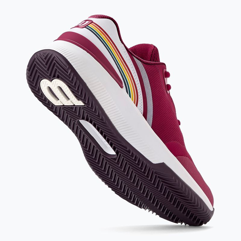 Women's tennis shoes Wilson Intrigue Pro Clay W RG beaujolais/white/ plum perfect 4
