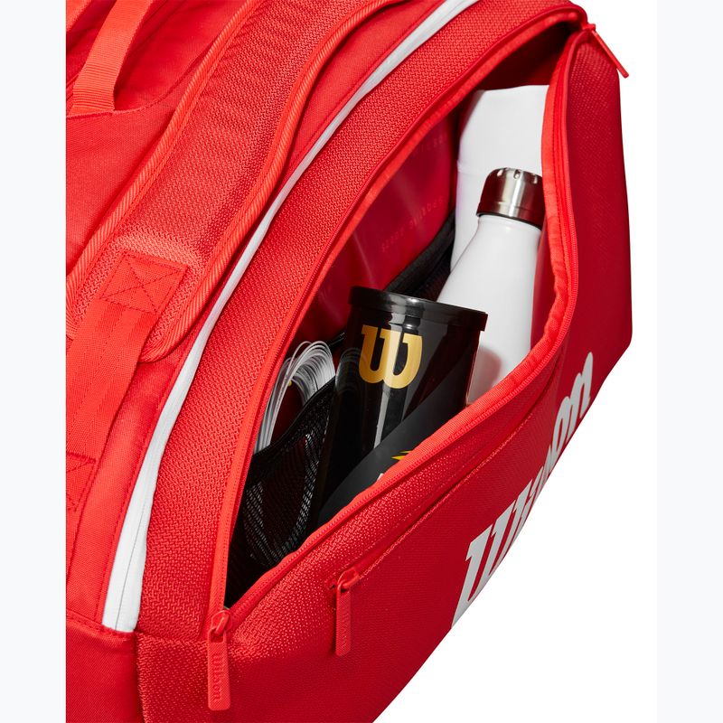 Tennis bag Wilson Super Tour Red 15PK red 7