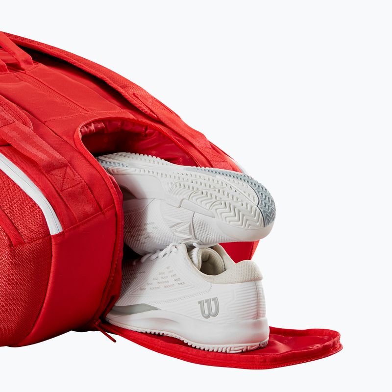 Tennis bag Wilson Super Tour Red 15PK red 9