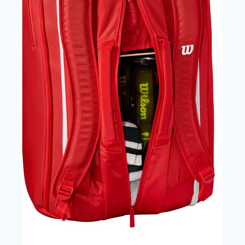 Tennis bag Wilson Super Tour Red 15PK red 10