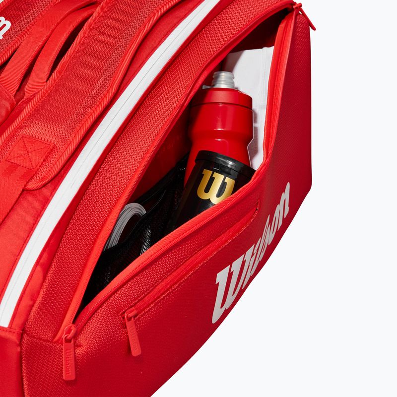 Tennis bag Wilson Super Tour Red 9PK red 9