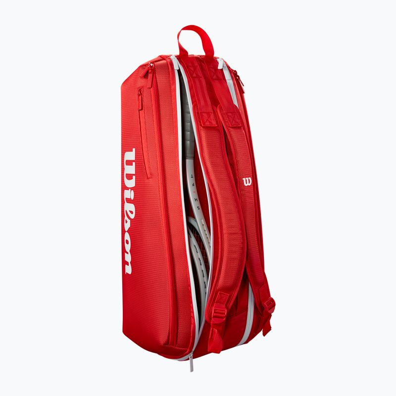Tennis bag Wilson Super Tour Red 6PK red 4