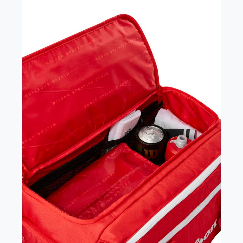 Tennis bag Wilson Super Tour Red Small Duffel red 5
